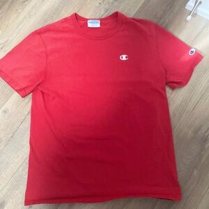 Champion Classic Red Short Sleeve Tee